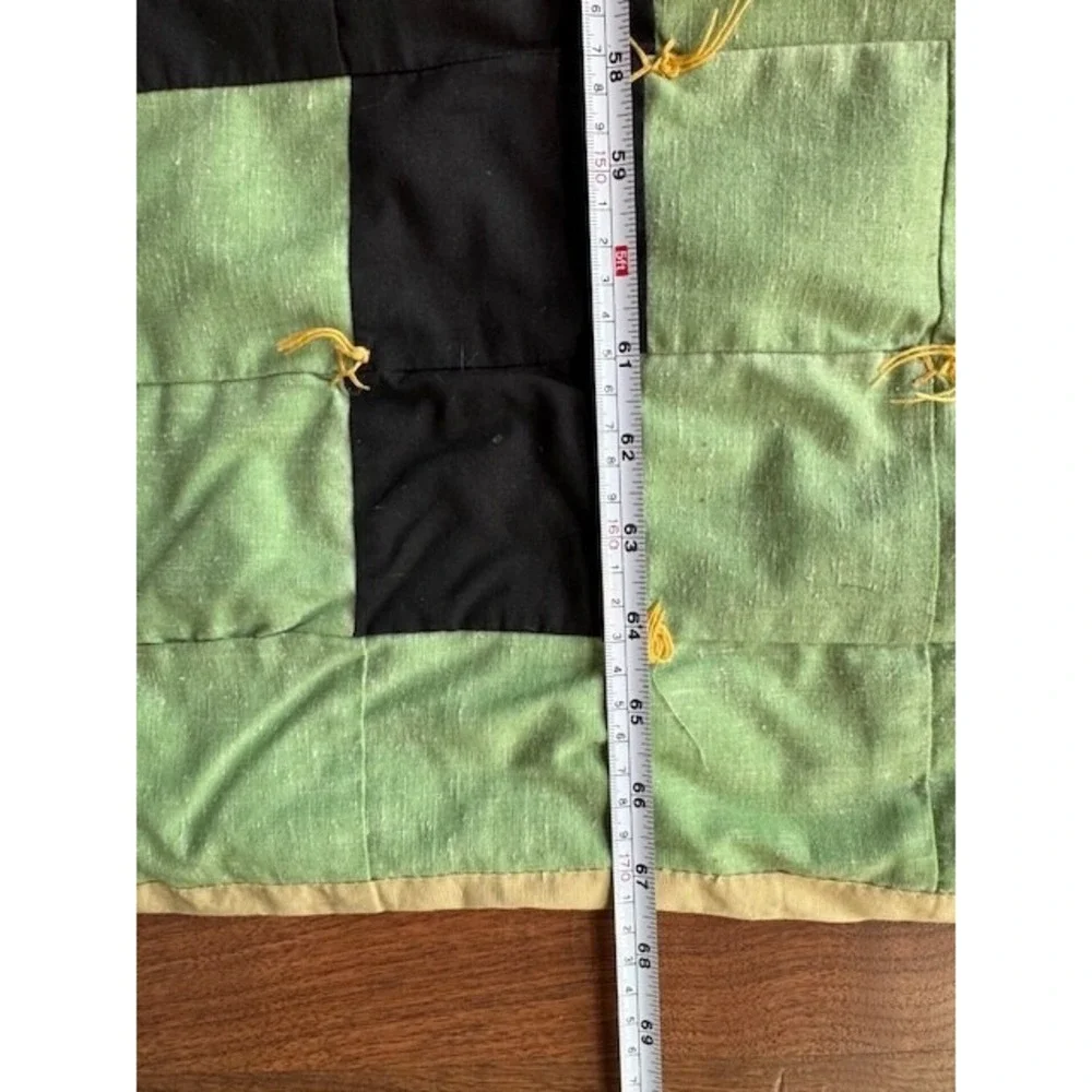 Mine Craft Steve Sword Creeper Knotted Throw Quilt Custom 58